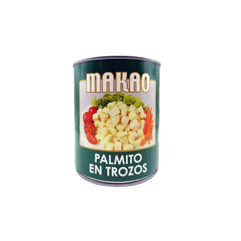 Palmitos Makao en Trozos 400 g – Caja 24 Unidades