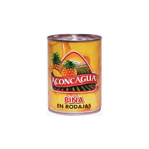 Piña Aconcagua en Rodajas 850 g – Caja 24 Unidades