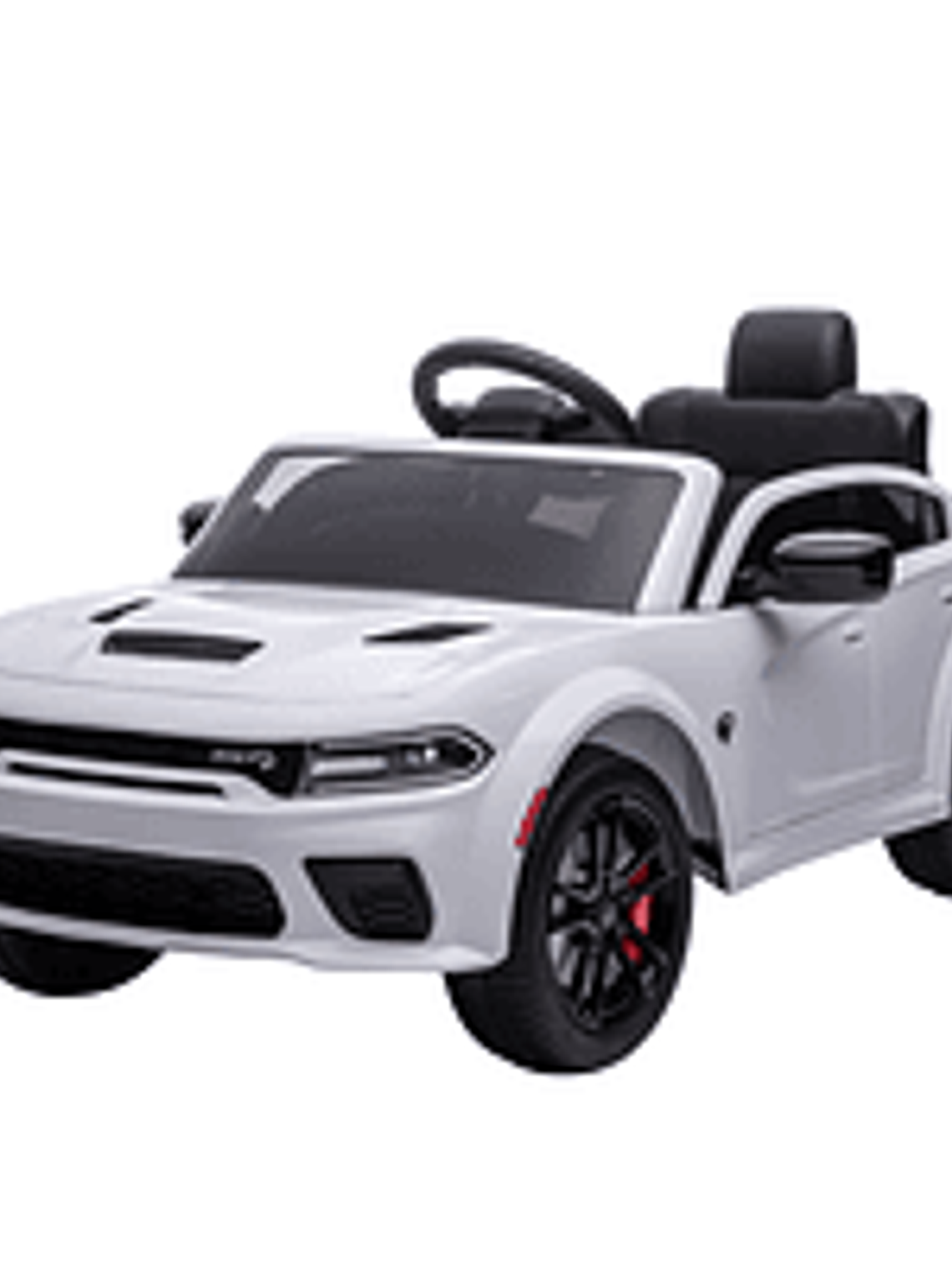 Auto a Batería Dodge Charger Srt Blanco 12V 1