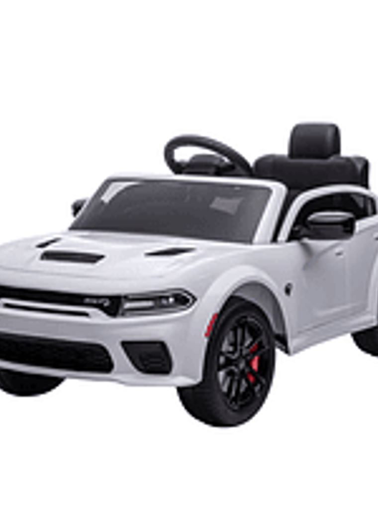 Auto a Batería Dodge Charger Srt Blanco 12V 1