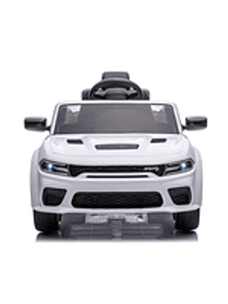 Auto a Batería Dodge Charger Srt Blanco 12V 2