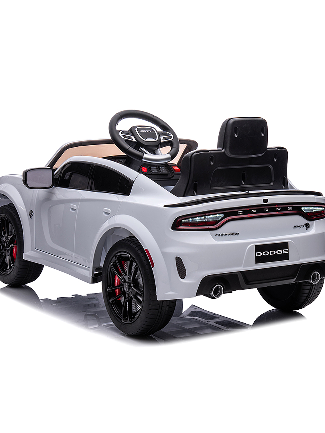 Auto a Batería Dodge Charger Srt Blanco 12V 4