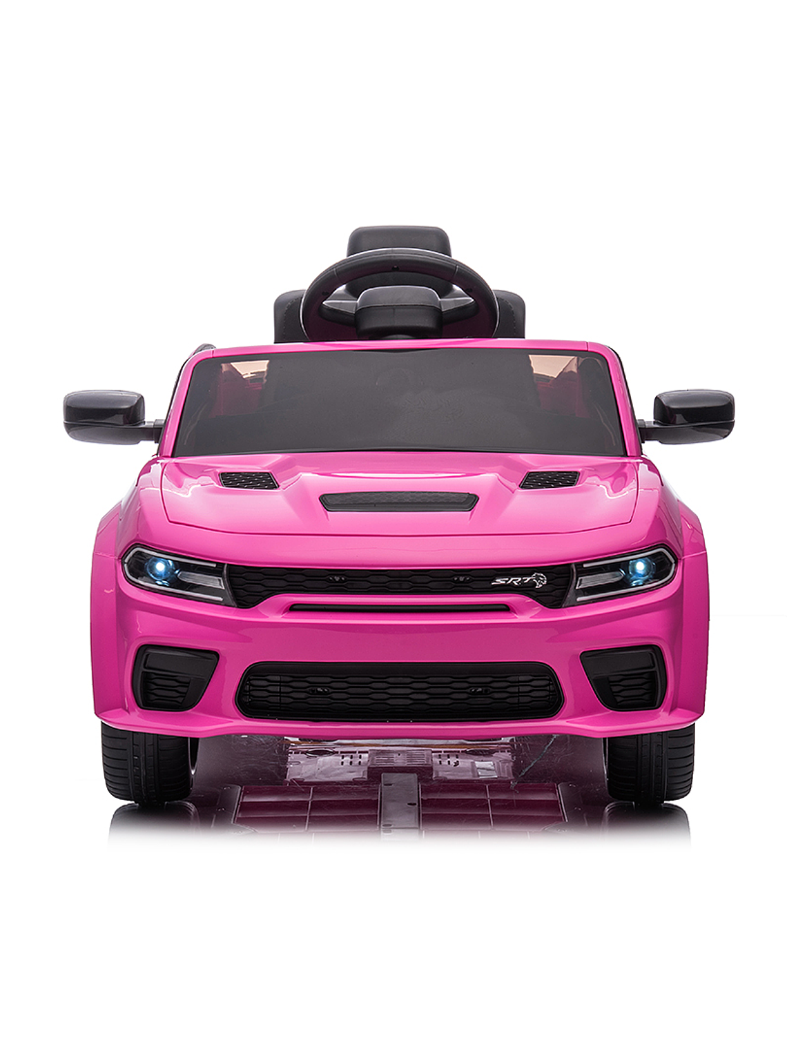 Auto a Batería Dodge Charger Srt Rosado 12V 1
