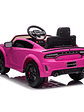 Auto a Batería Dodge Charger Srt Rosado 12V - Miniatura 2