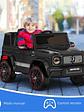 Batería Jeep G63 Con Licencia Mercedes 12V Negro - Miniatura 4
