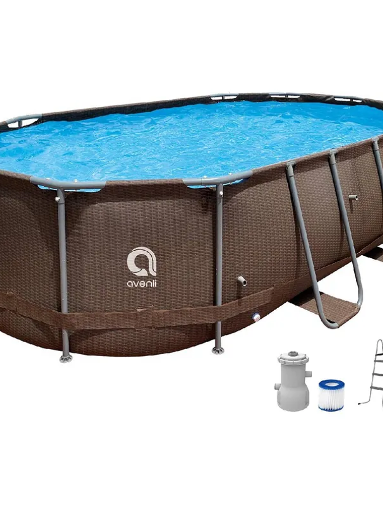 AVENLIPiscina Estructural Ovalada Avenli 427x275x1 m 11m3 AVENLI 1