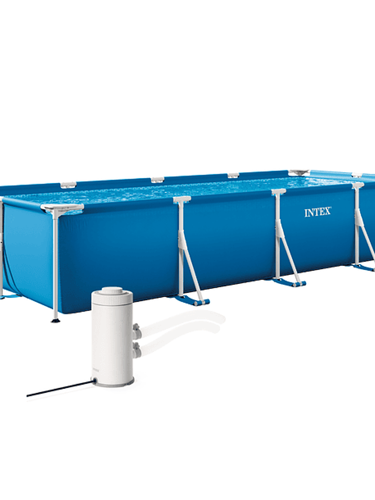 Piscina Estructural Intex Small Frame Set 450x220x84 Cm + Bomba 1
