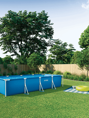 Piscina Estructural Intex Small Frame Set 450x220x84 Cm + Bomba