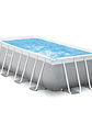 Piscina Estructural Intex Prisma Frame Set 488x244x107 Cm + Bomba + Escalera + Cobertor + Base - Miniatura 3