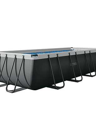 Piscina Estructural Intex Ultra XTR Frame Set 549x274x132 Cm + Bomba + Escalera + Cobertor + Base