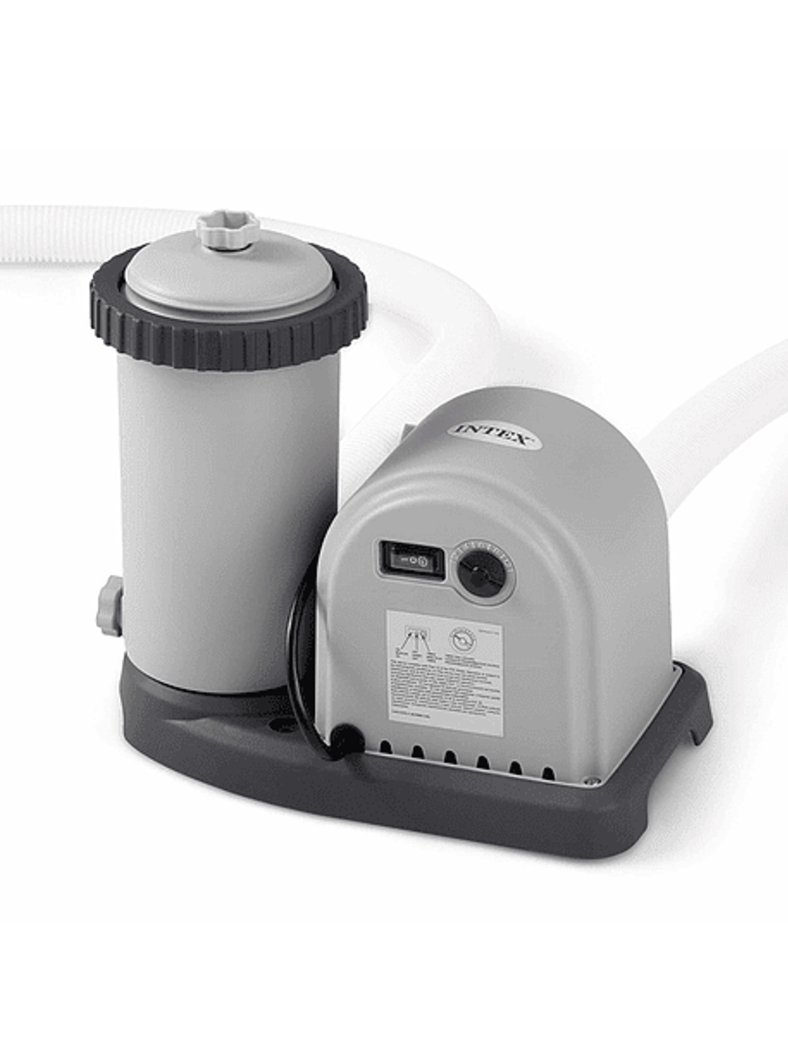 Piscina Estructural Intex Greywood Prisma Frame Set 549x122 Cm + Bomba + Escalera + Cobertor + Base 1