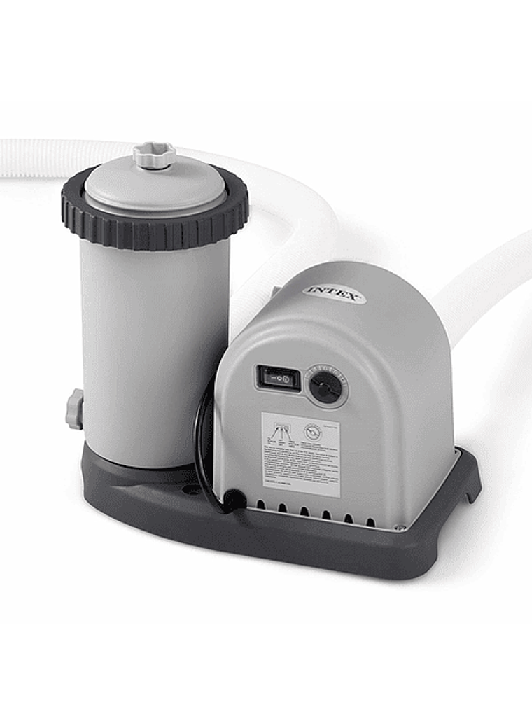 Piscina Estructural Intex Greywood Prisma Frame Set 549x122 Cm + Bomba + Escalera + Cobertor + Base 1