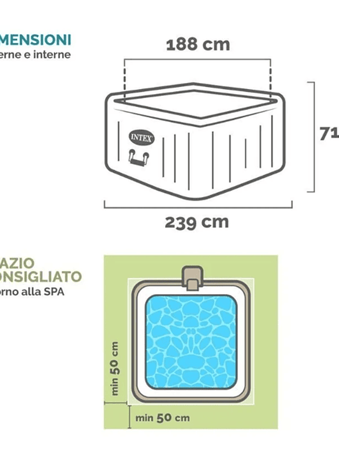 Spa Hot Tub Inflable Intex Greystone Deluxe SPA 6 Personas 4