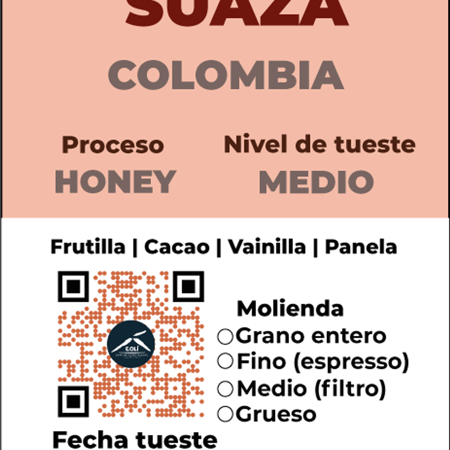 PAPAYO SUAZA HONEY - COLOMBIA