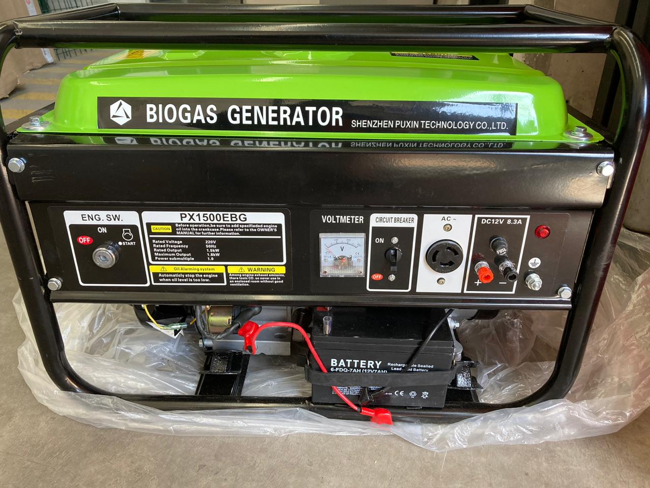 Generador Eléctrico a Biogás