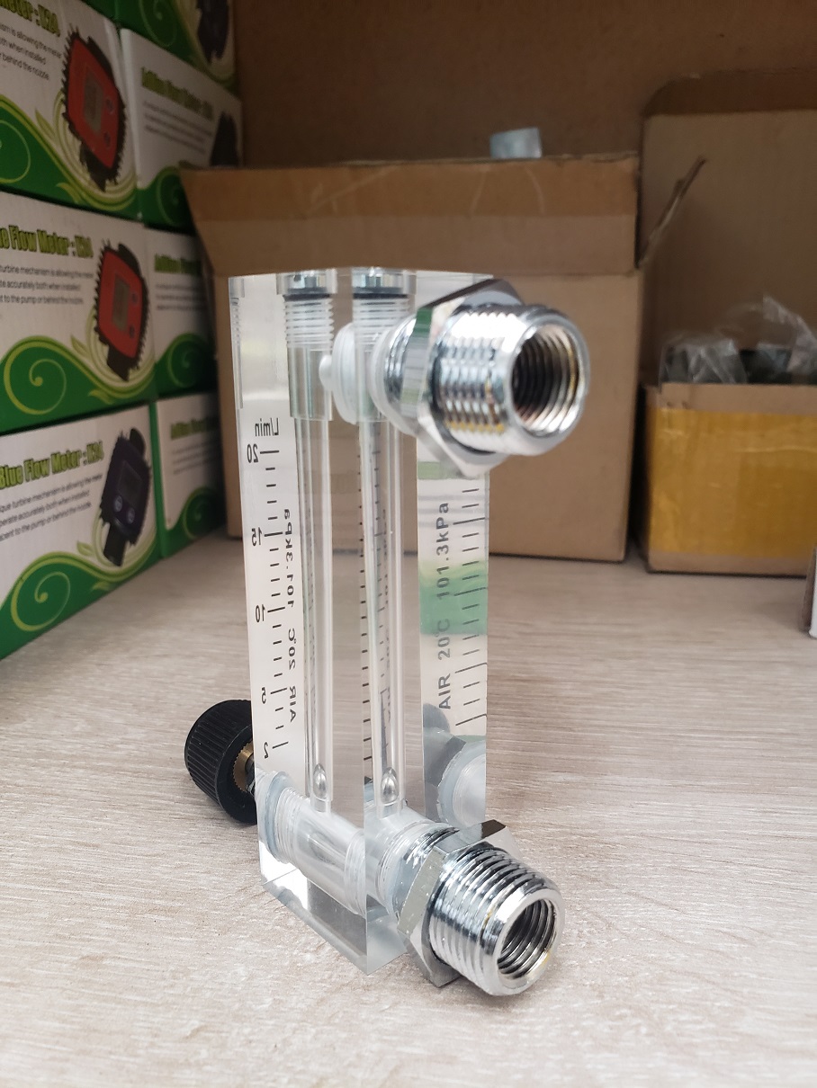 Rotametro 0 a 20 lpm - medidor de flujo de aire u oxigeno