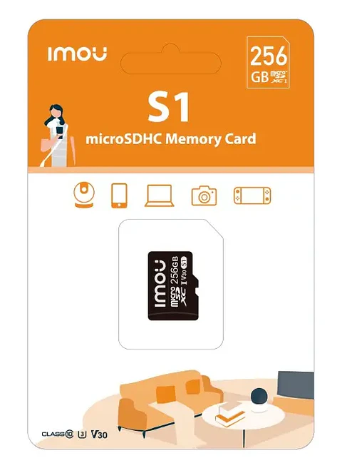 Tarjeta De Memoria Imou Microsd Sd S1 C10 Interior 256gb