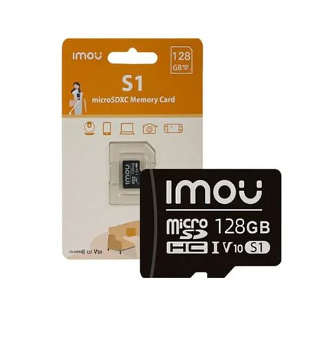 MEMORIA MICROSD IMOU ST2-128-S1 – 128GB CON PROTECCIÓN AVANZADA Y COMPATIBILIDAD MÚLTIPLE