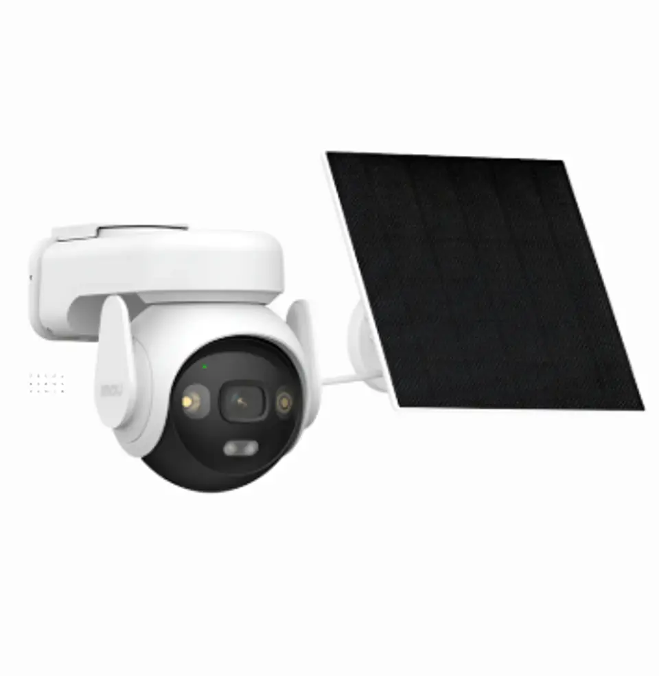 Camara Wifi Aov Pt 360° Imou 4g Lte 5mp 3k Con Panel Solar Blanco 1