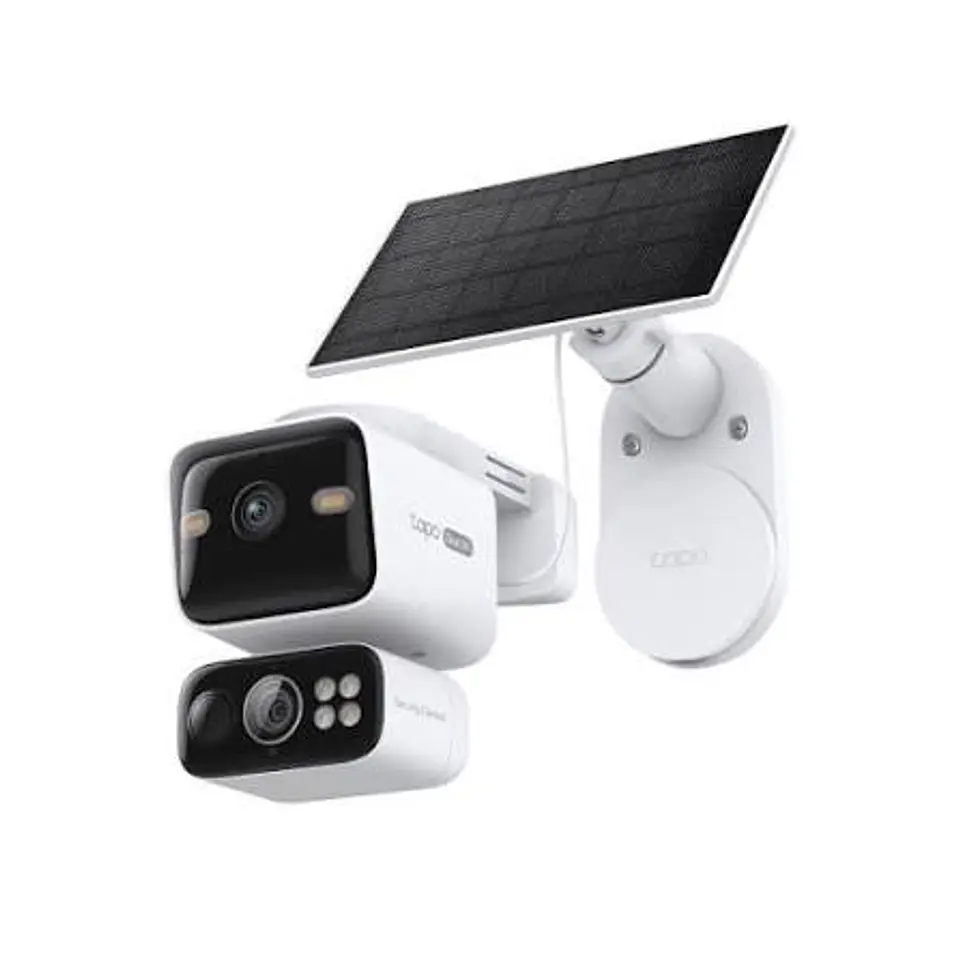 Kit de Cámara de Seguridad Panorámica/Inclinación con Energía Solar  TP-Link Tapo kit C645D 1