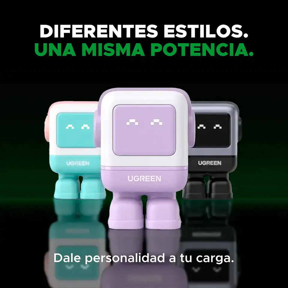 Cargador Mini GaN Robot 30W 4
