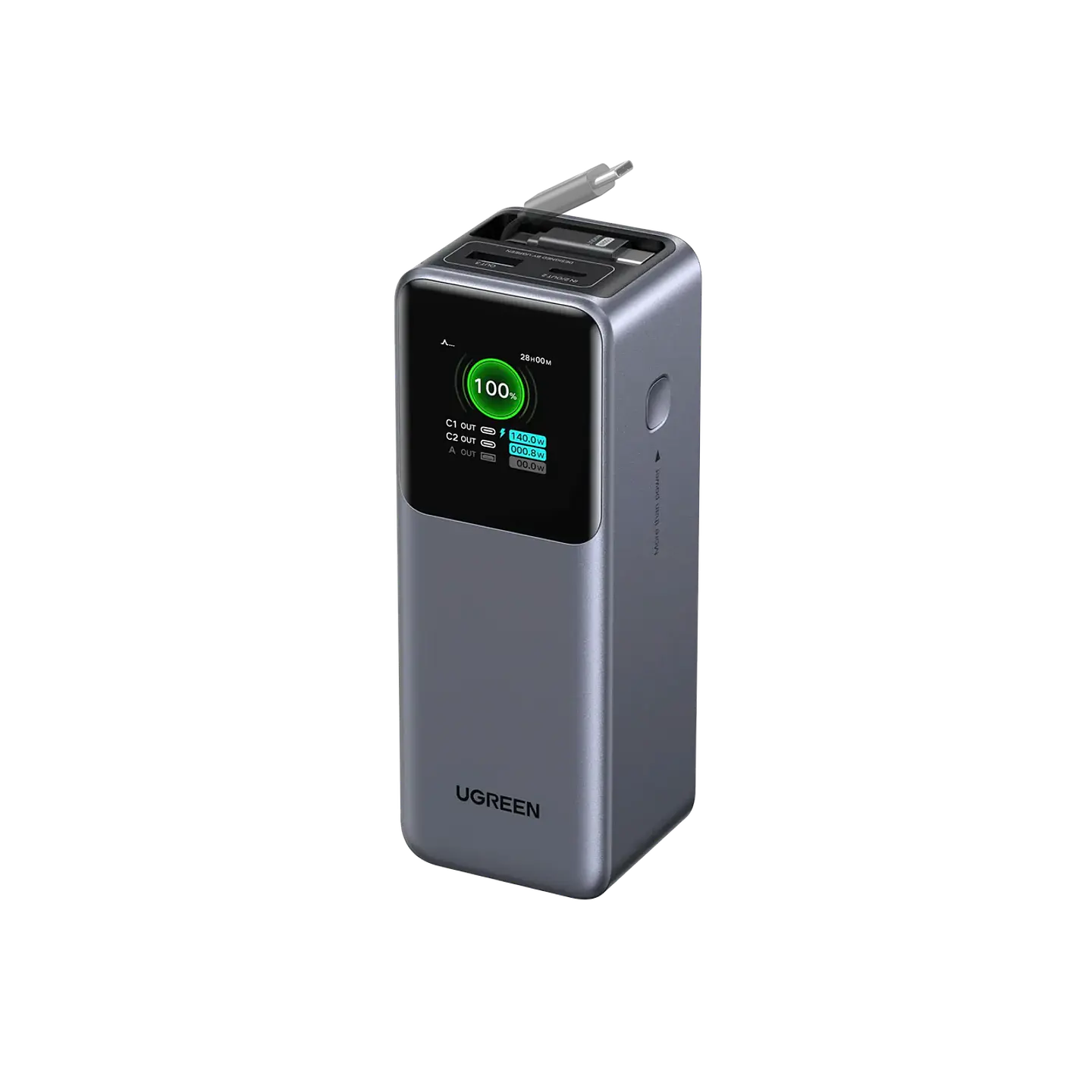 Power Bank Pro 165W (20.000mAh) con Cable Retráctil 1