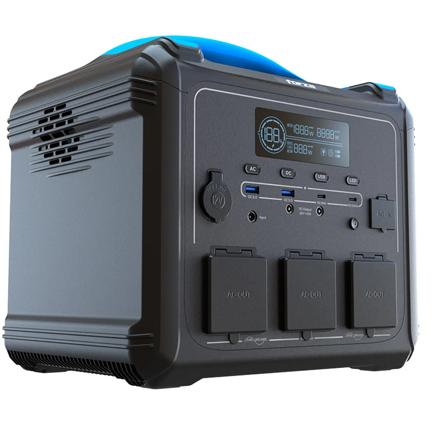 Generador eléctrico de baterías LMFP de 1200W--  2