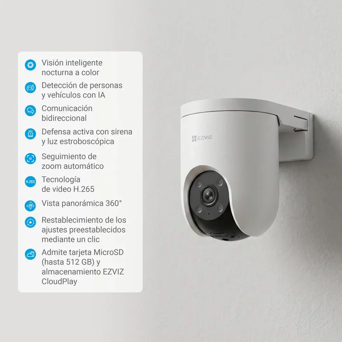 Cámaras Vigilancia Ezviz H8c Pro 2k Wifi 3