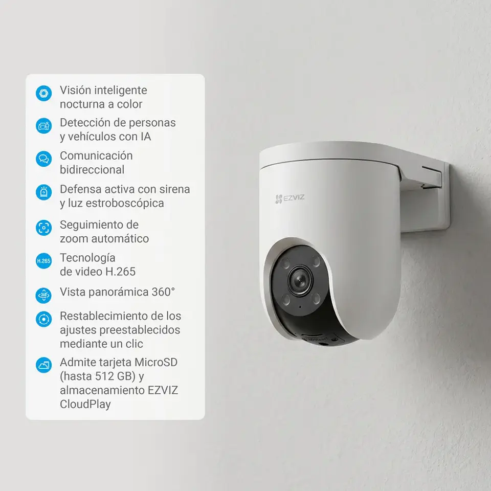 Cámaras Vigilancia Ezviz H8c Pro 2k Wifi 3