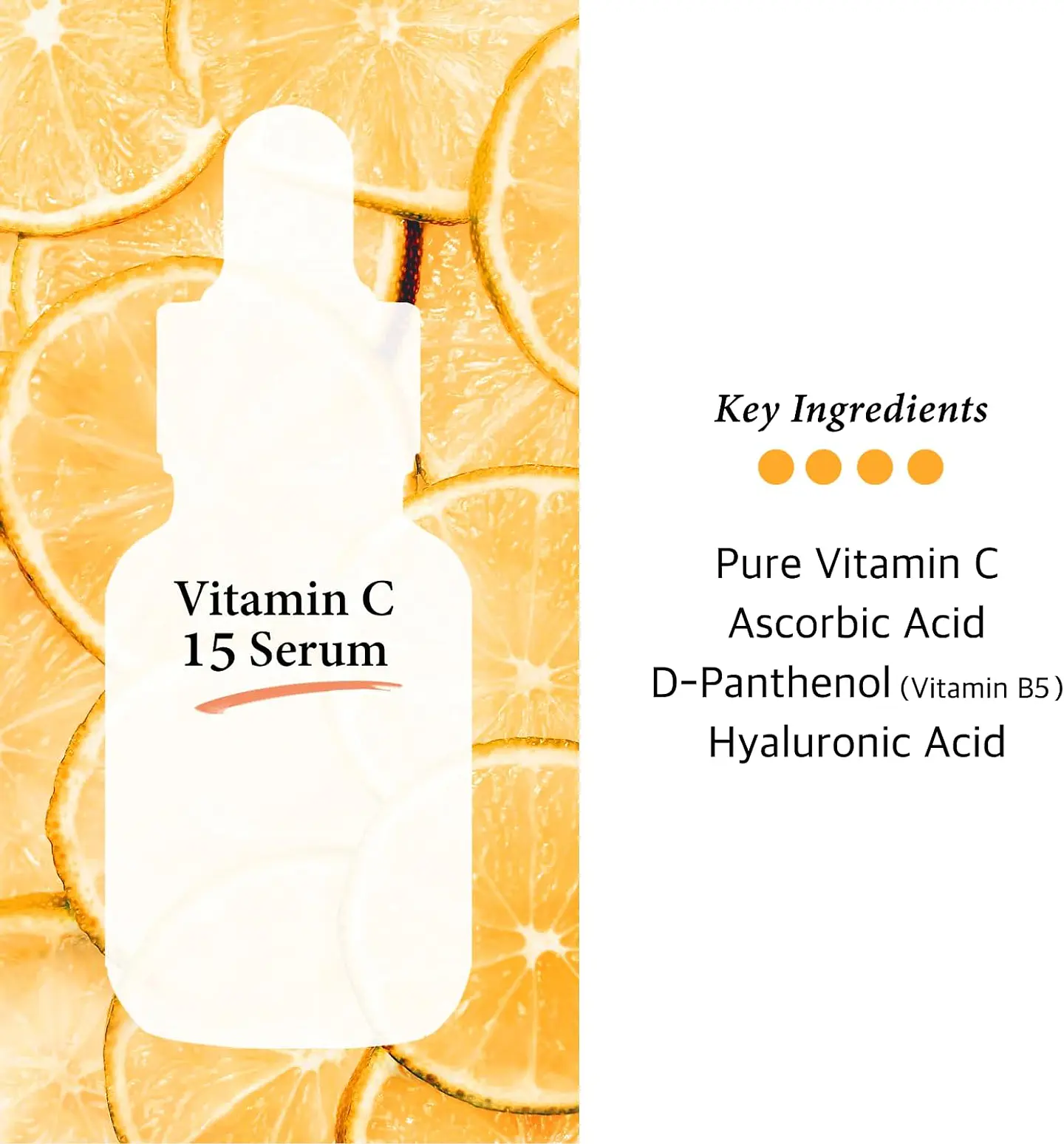 Vitamin C Facial Serum com L-Ascorbic Acid 2