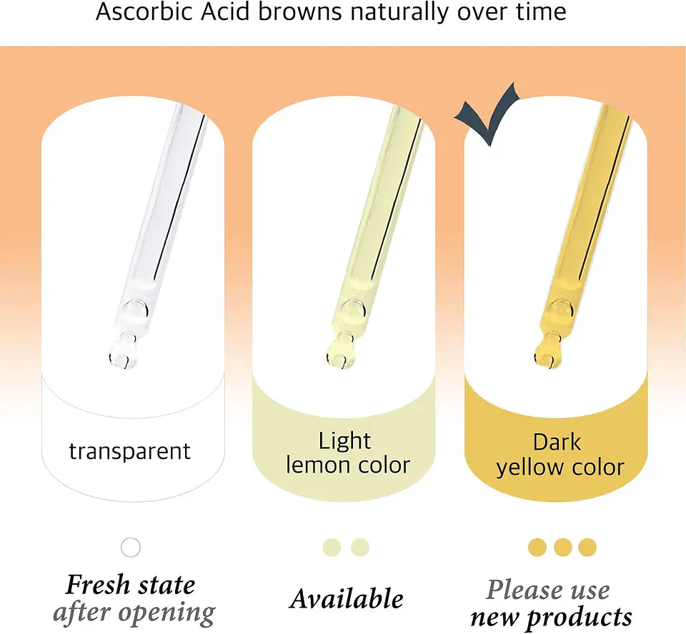 Vitamin C Facial Serum com L-Ascorbic Acid 7