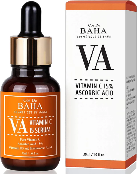 Vitamin C Facial Serum com L-Ascorbic Acid