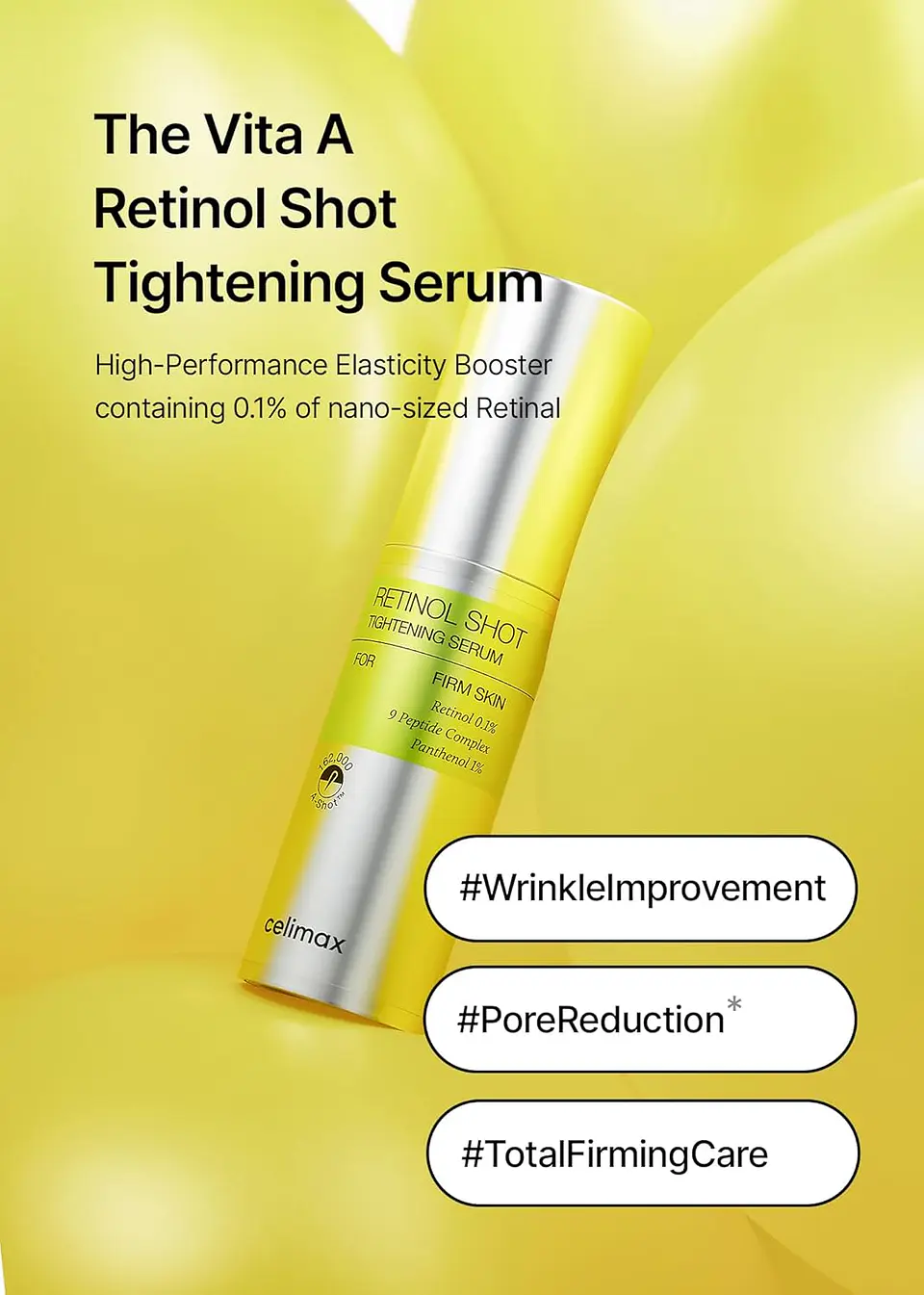 Sérum Reafirmante Vita a Retinol Shot com vitamina A pura 3