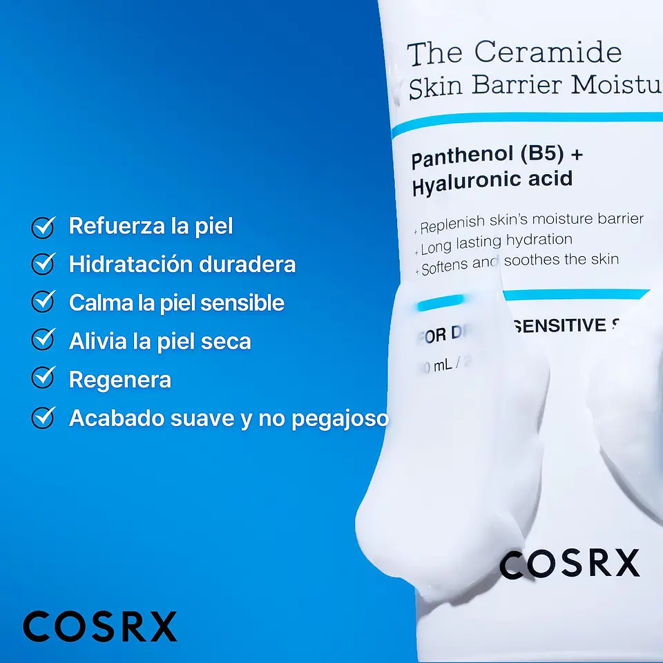 Hidratante facial com barreira de ceramidas 5