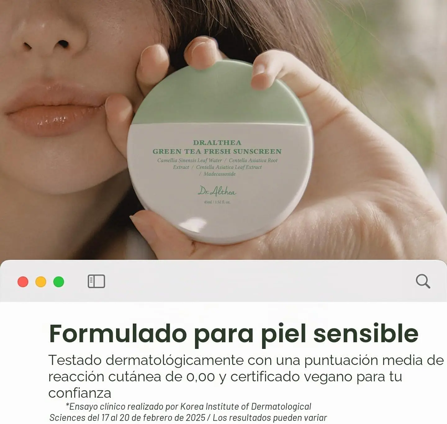 Green Tea Fresh Sunscreen 1