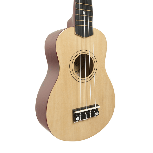 Pack Ukelele Soprano Natural con Funda