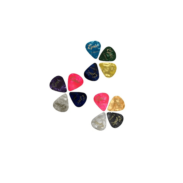 Uñetas Para Guitarras Y Bajos Pack 36 Unidades