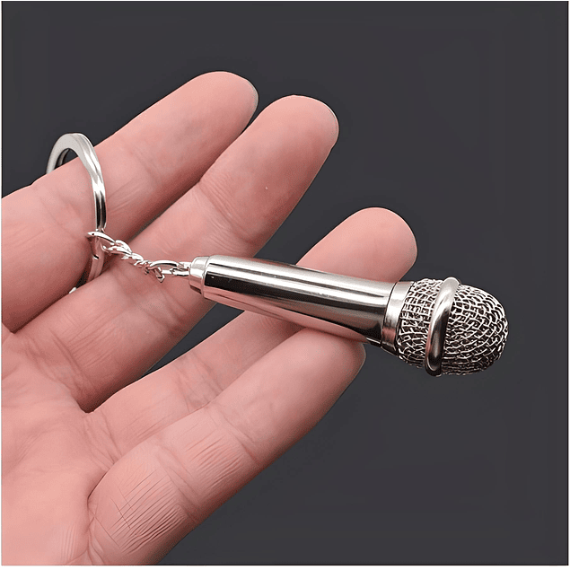 Mini llavero micrófono