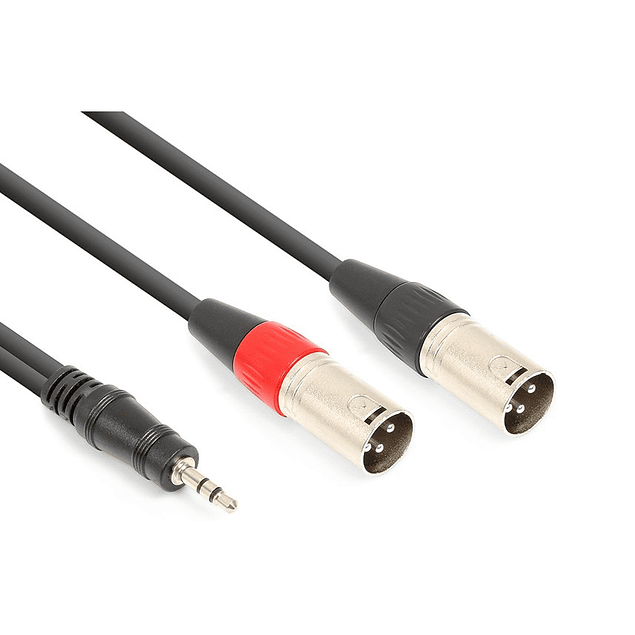 Pack de 4 Cable Xlr A Mini Plug 1.8 Mts