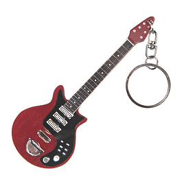 Llavero de guitarra en miniatura Special Brian red