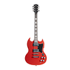 Pack Guitarra Eléctrica Tipo Sg Modelo Rojo