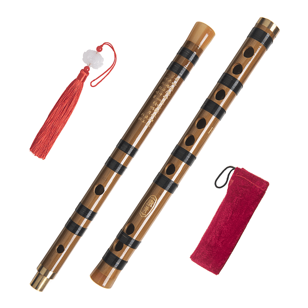 Flauta de bambú tono F