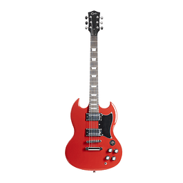  Guitarra Eléctrica Tipo Sg Modelo Rojo