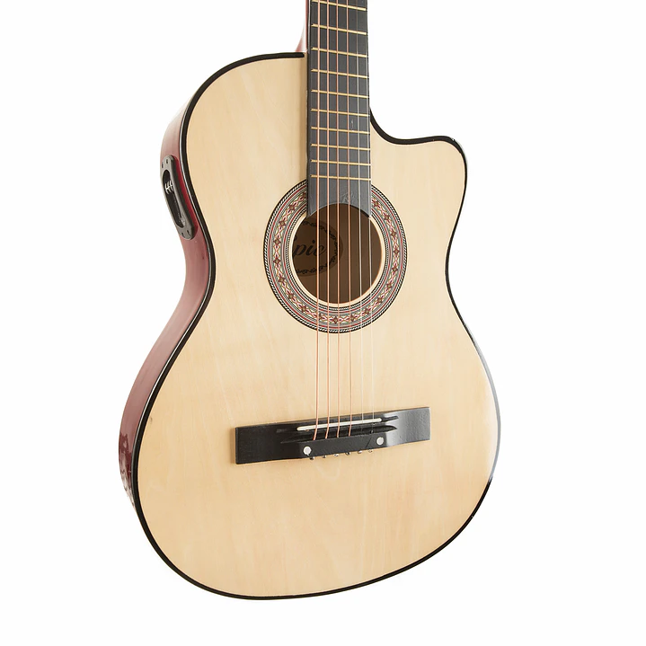  Guitarra Electroacústica Natural 38