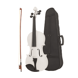 Violin 4/4 Blanco con estuche y Acc.