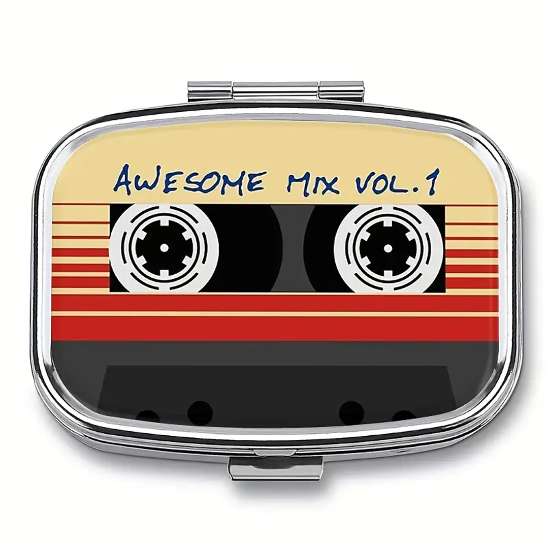 Mini Pastillero con Diseño de Casete Retro 2