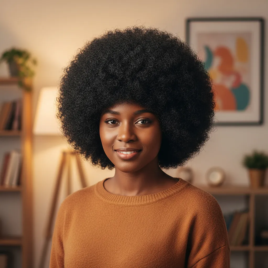 Peluca Afro Disco Mujer 1