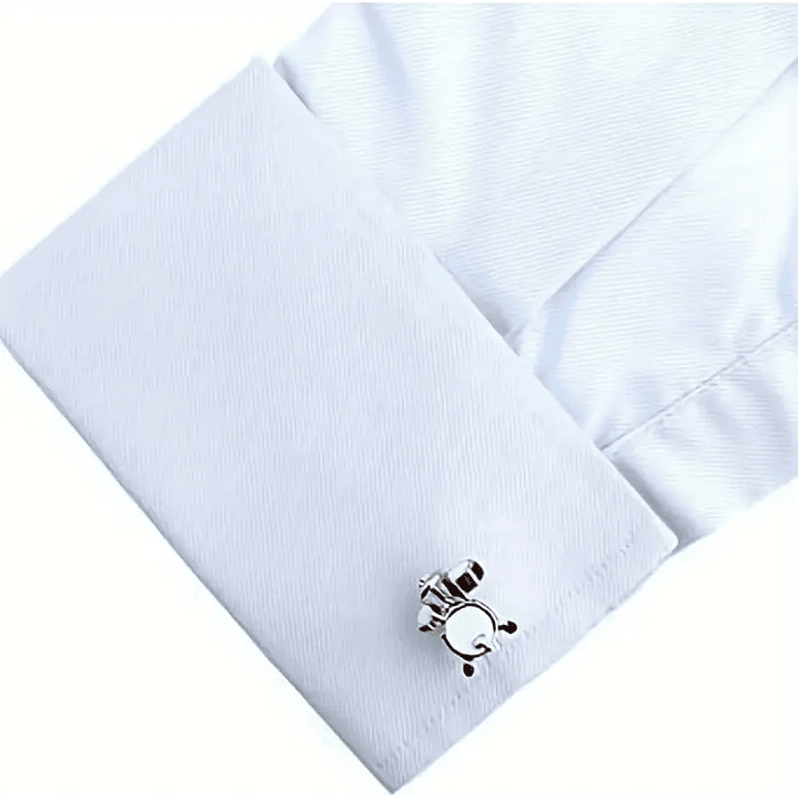 Colleras Gemelos Decomusic Modelo Batería Para Hombre 6