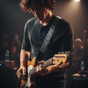 Correa para guitarra o bajo