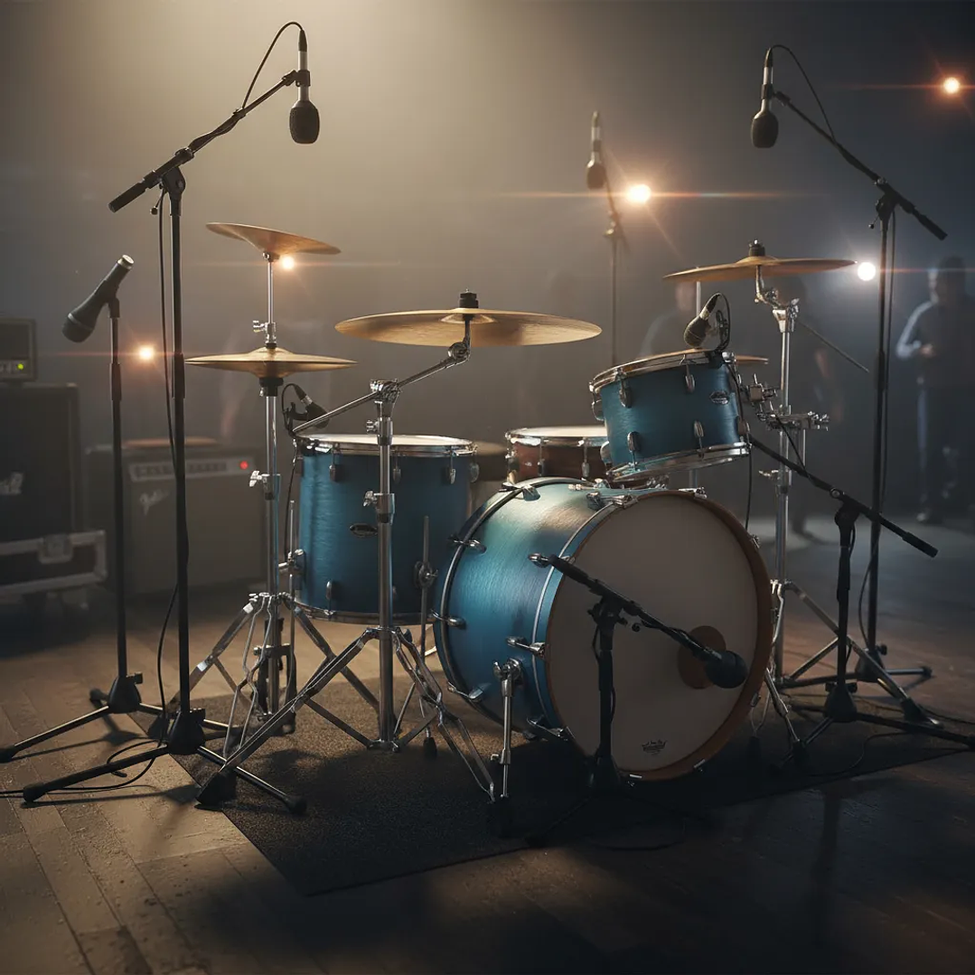 Kit 7 Micrófonos Para Batería Con Maletín 2